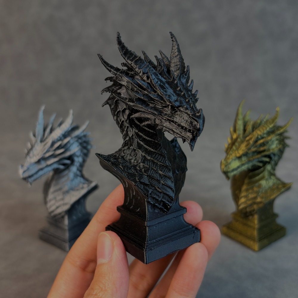 1-Piece Dragon Head Sculpture  - Head Racket Boom review and price